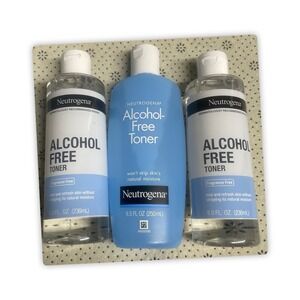 Neutrogena Alcohol‎ Free Toner, 3 Bottles